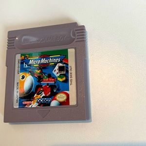 Vintage Micro Machines Gameboy game